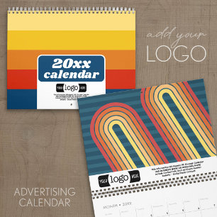 Calendario Logotipo 2027 - Regalo de Empresa - Patrones Inter