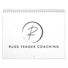 Logotipo de firma de coaching de Russ Yeager