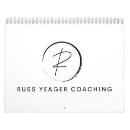 Calendario Logotipo de firma de coaching de Russ Yeager