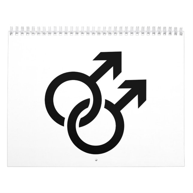 Calendario Logotipo masculino gay (Tapa)