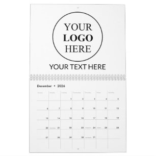 Calendario Logotipo promocional personalizado - Sin pedido mí