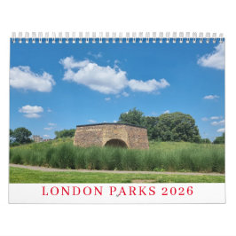 Calendario London parks 2026 calendar