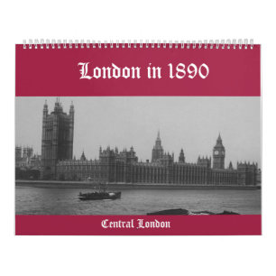 Calendario Londres 1890