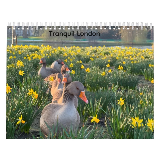 Calendario Londres Tranquilo  (Tapa)