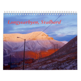 Calendario Longyearbyen, Svalbard