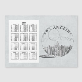Calendario Los angeles Año completo 2020
