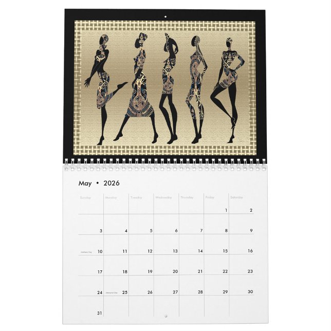 Calendario ¡Los Chicas negros rockean! (Subido por el creador)
