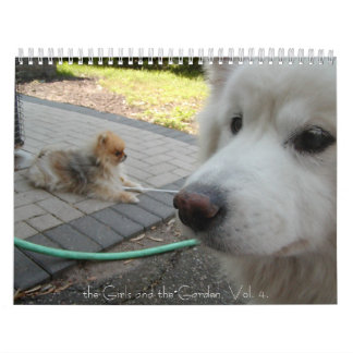 Calendario los chicas y el jardín, vol. 4