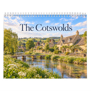 Calendario Los Cotswolds Campo Inglés y Pueblos