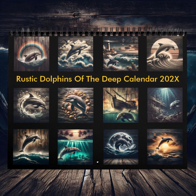 Calendario Los delfines rusos de la profundidad de 2025 (Subido por el creador)