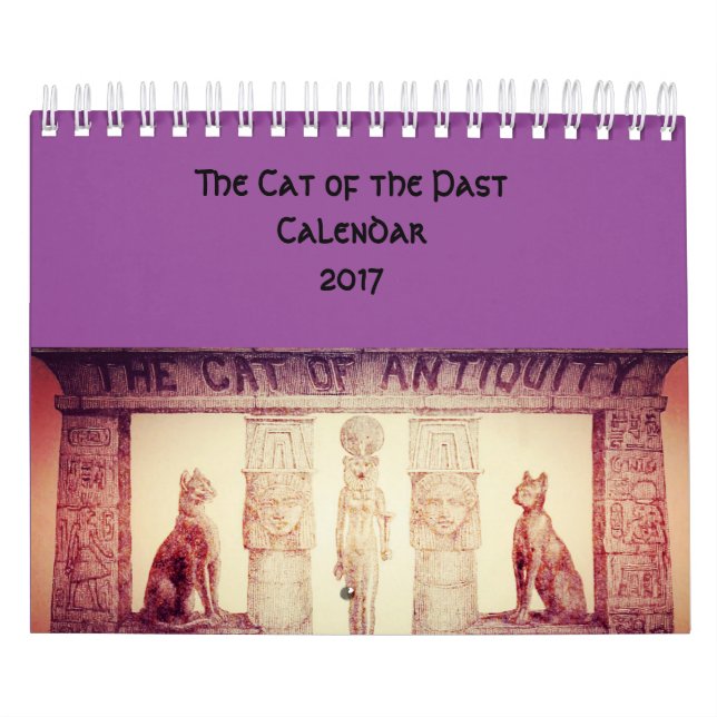 Calendario Los gatos del pasado (Tapa)