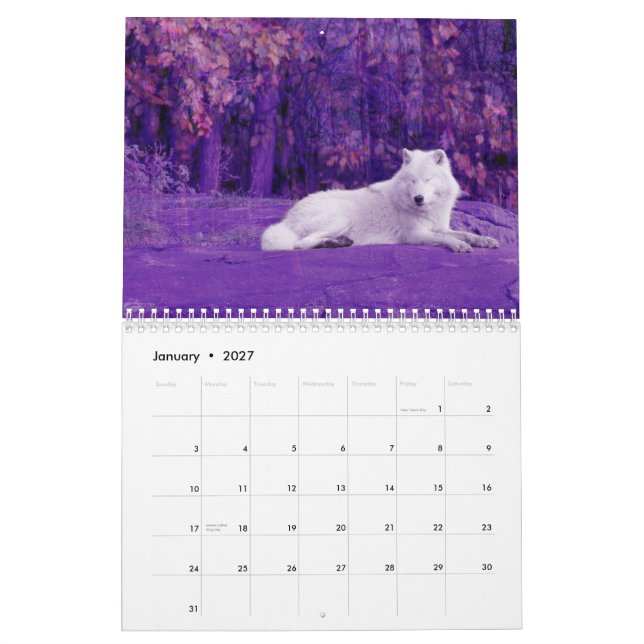 Calendario Los lobos de Canadá (Calendario) (Jan 2027)