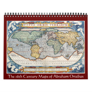 Calendario Los mapas de Abraham Ortelius 2012