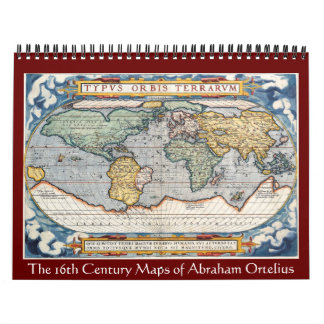 Calendario Los mapas de Abraham Ortelius 2012