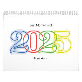 Calendario Los mejores momentos de 2025 empiezan aquí