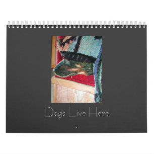 Calendario Los perros viven aquí