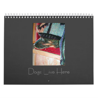 Calendario Los perros viven aquí
