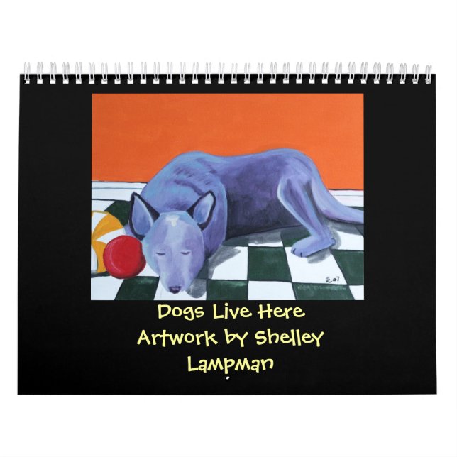 Calendario Los perros viven aquí (Tapa)