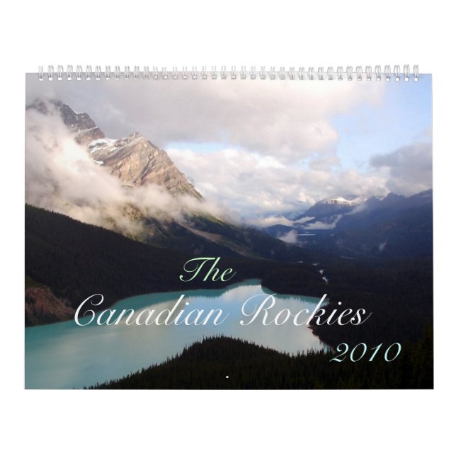 Calendario Los Rockies canadienses 2012 (Tapa)