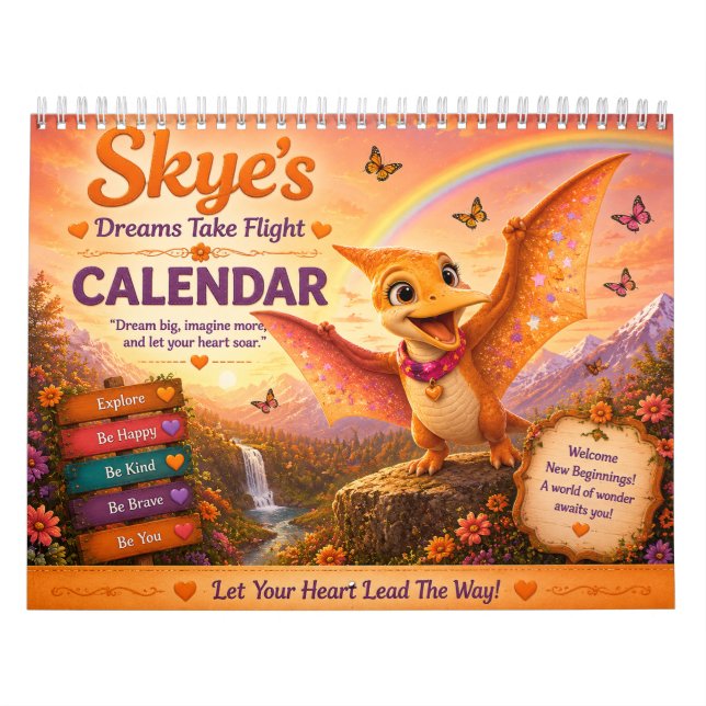 Calendario Los sueños de Skye despegan (Tapa)