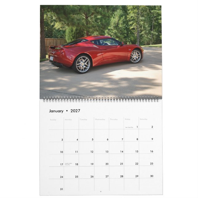 Calendario Lotus Evora 2011 (Jan 2027)