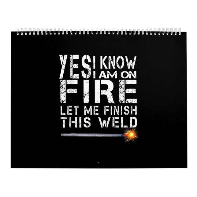 Calendario Lovely Welder Gift | Gran Regalo Para Soldadura (Tapa)