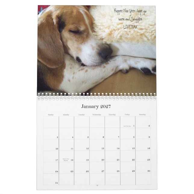 CALENDARIO LOVEMAX 2013 (Jan 2027)