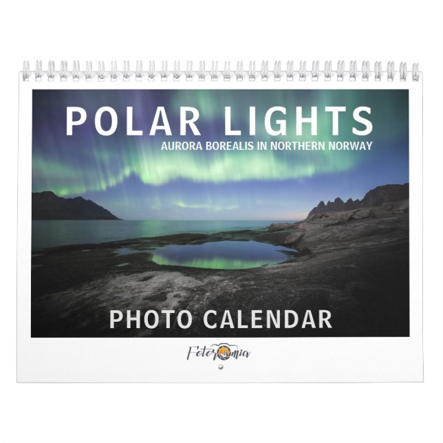 Calendario Luces boreales 2026 (Tapa)