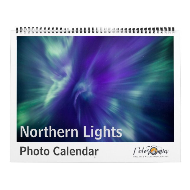 Calendario Luces boreales 2026 (Tapa)
