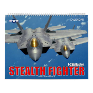Calendario LUCHADOR DE LA ESTEALDAD - Raptor F-22A