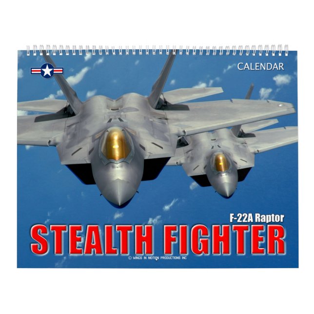 Calendario LUCHADOR DE LA ESTEALDAD - Raptor F-22A (Tapa)