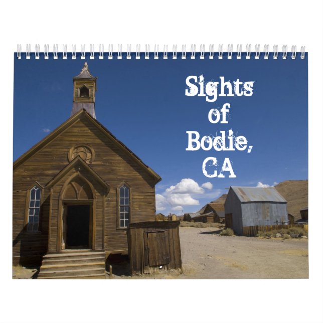 Calendario Lugares de Bodie, CA 2014 (Tapa)