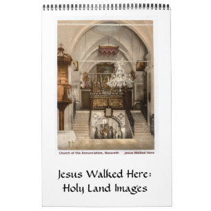 Calendario Lugares sagrados de la Tierra Santa Cristiana