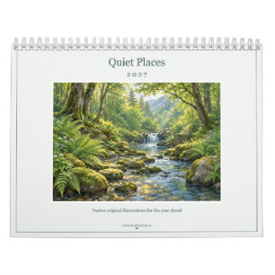 Calendario Lugares Tranquilos 2027 Paisaje Natural