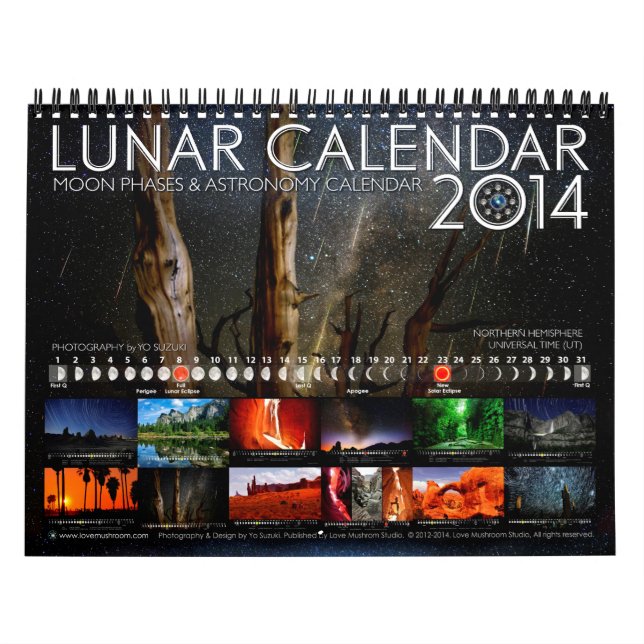 Calendario Lunar 2014 Calendario de Paredes Astron (Tapa)