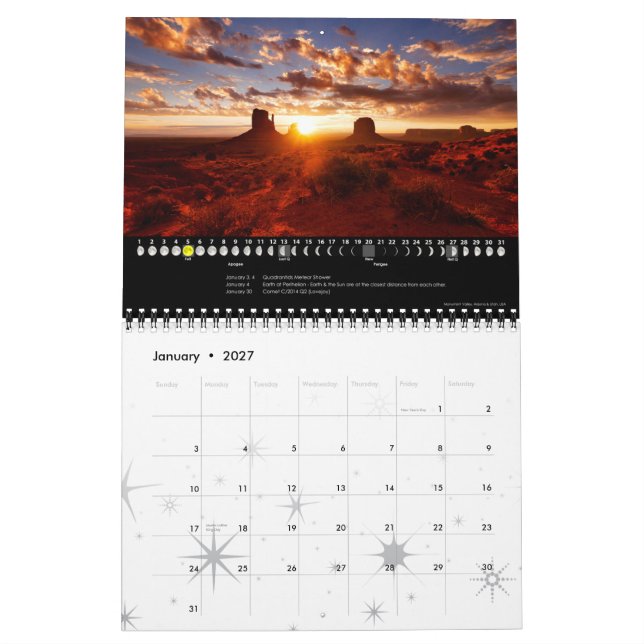 Calendario Lunar 2015 Calendario A de pared astron (Jan 2027)