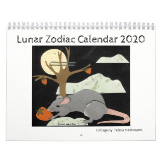 Calendario lunar de los animales del zodiaco