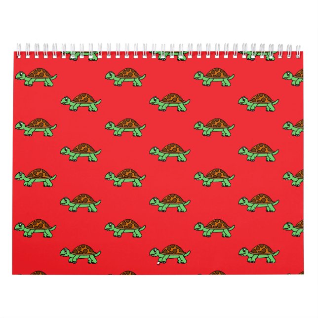 Calendario Lustiege Schildkröte (Tapa)
