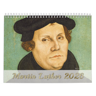 Calendario Luther Calendar 2024: Retratos, vida, monumentos