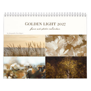 Calendario Luz Dorada 2026