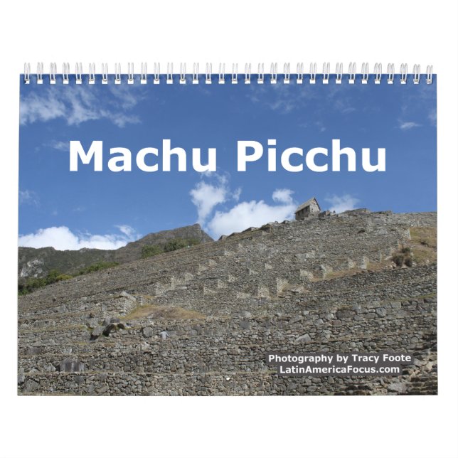 Calendario Machu Picchu Perú (Tapa)