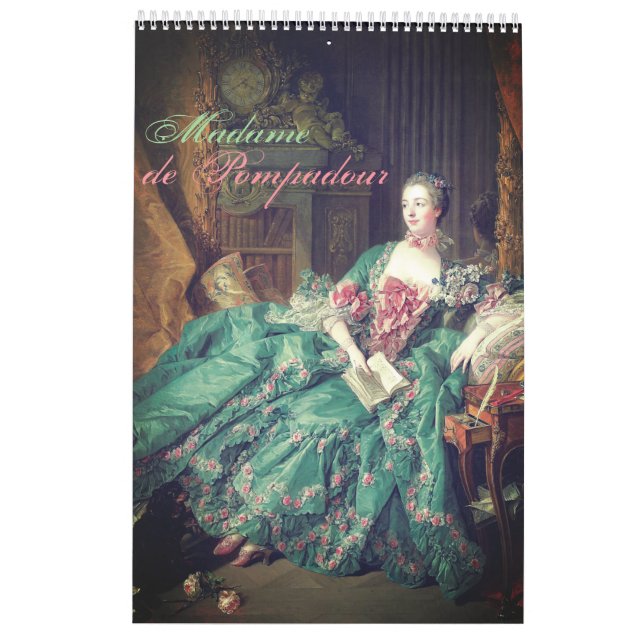 Calendario Madame De Pompadour - Jeanne Antoinette Poisson (Reverso)