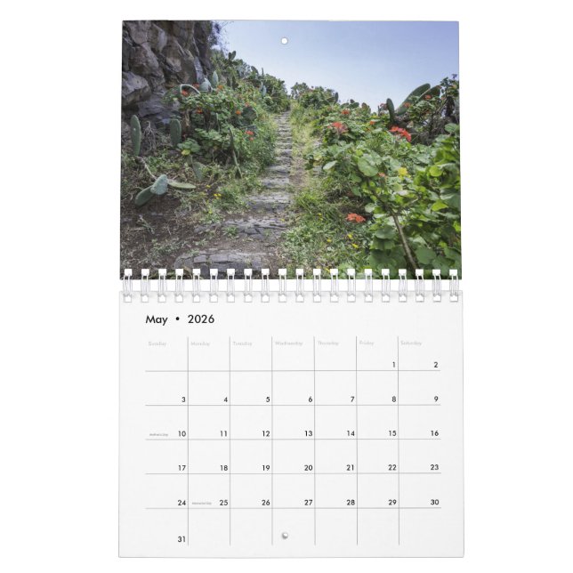 Calendario Madeira island (May 2026)