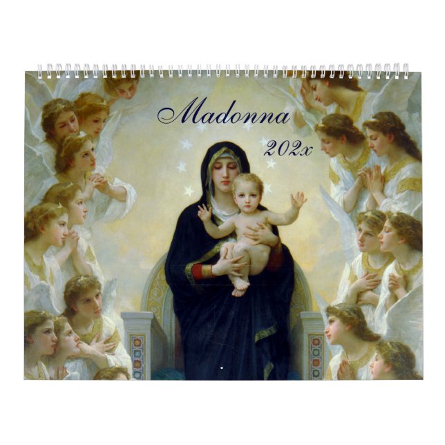 Calendario Madonna por Bouguera (Tapa)