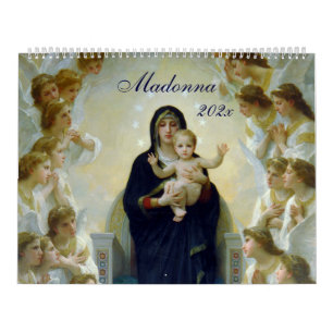 Calendario Madonna por Bouguera