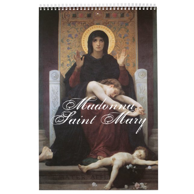 Calendario Madonna – Saint Mary – Maria – Gottesmutter (Tapa)