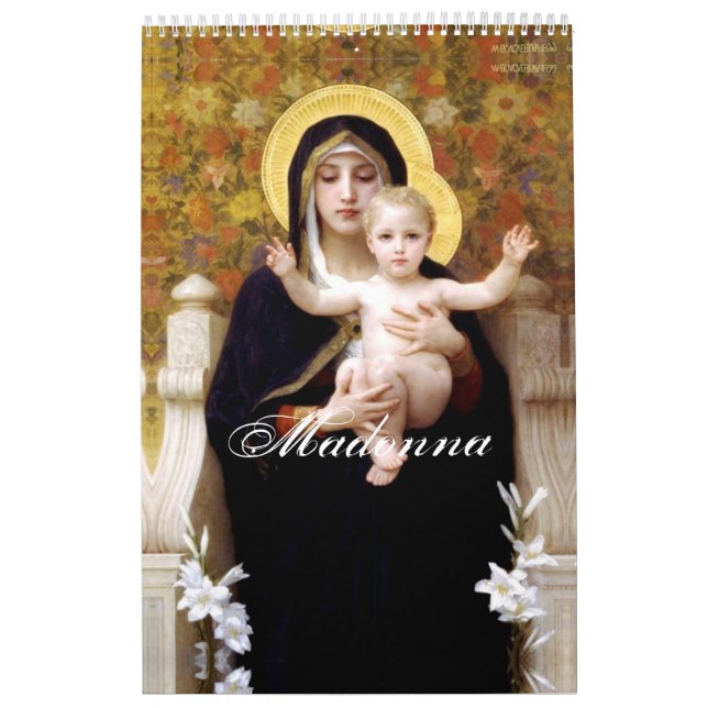 Calendario Madonna – Saint Mary – Maria – Gottesmutter (Tapa)