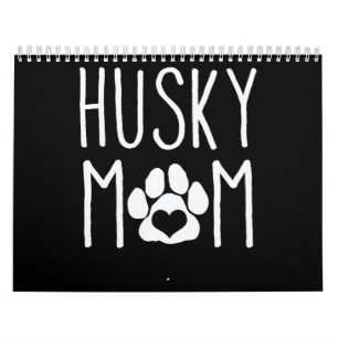 Calendario Madre Husky Regalo de amante de los perros Bon