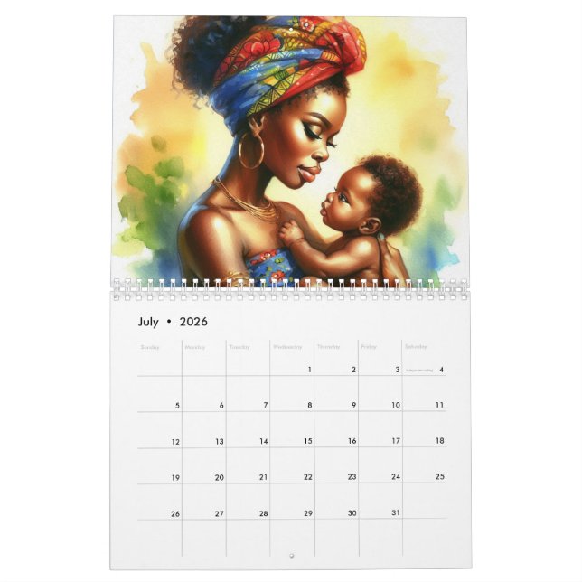 Calendario Madres de África (Jul 2026)