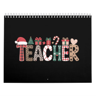 Calendario Maestro Navidad Vida Enseñar Amor Inspirador 